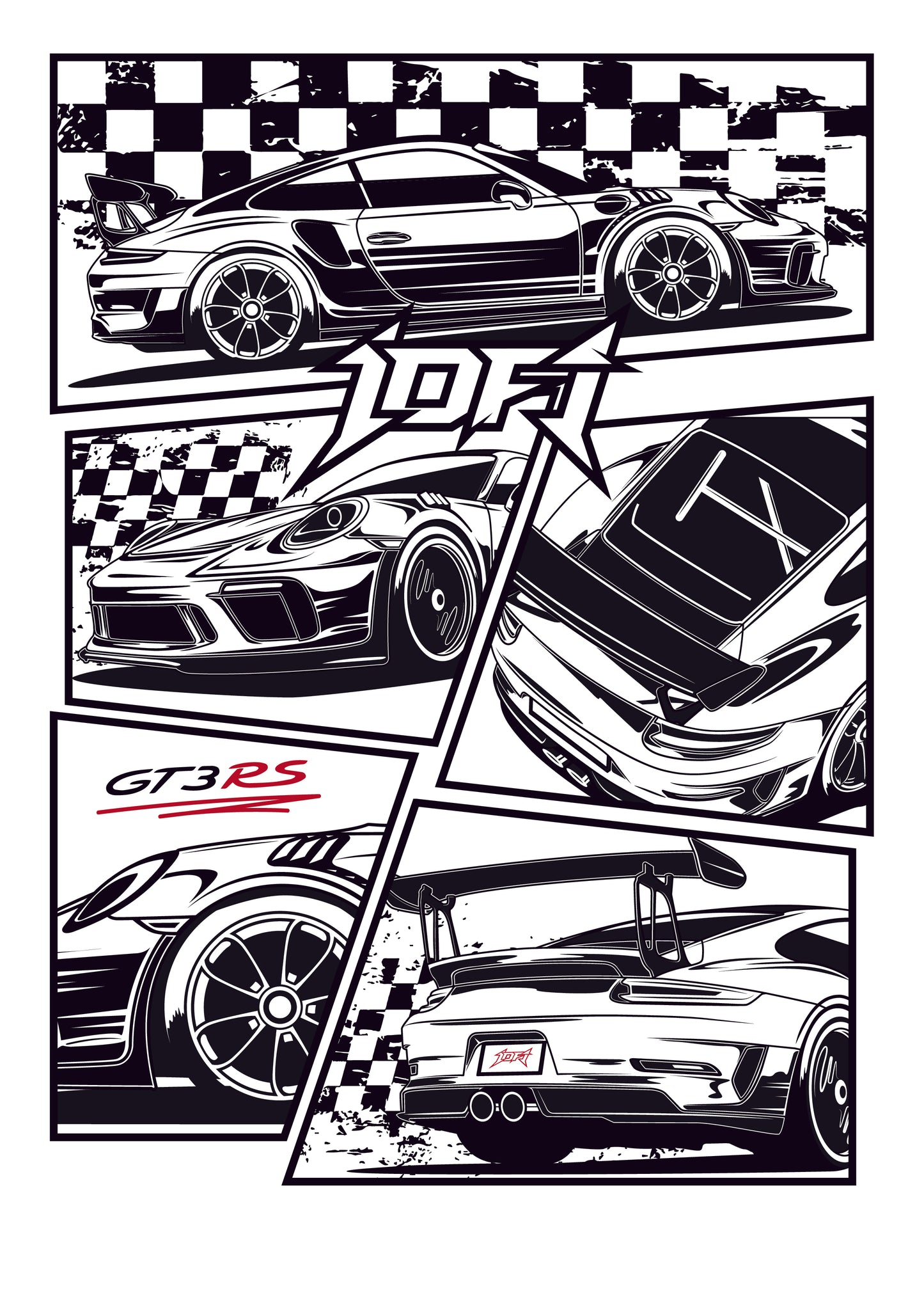 FRST DRP. "1 OF 1" T-SHIRT "GT3 RS"