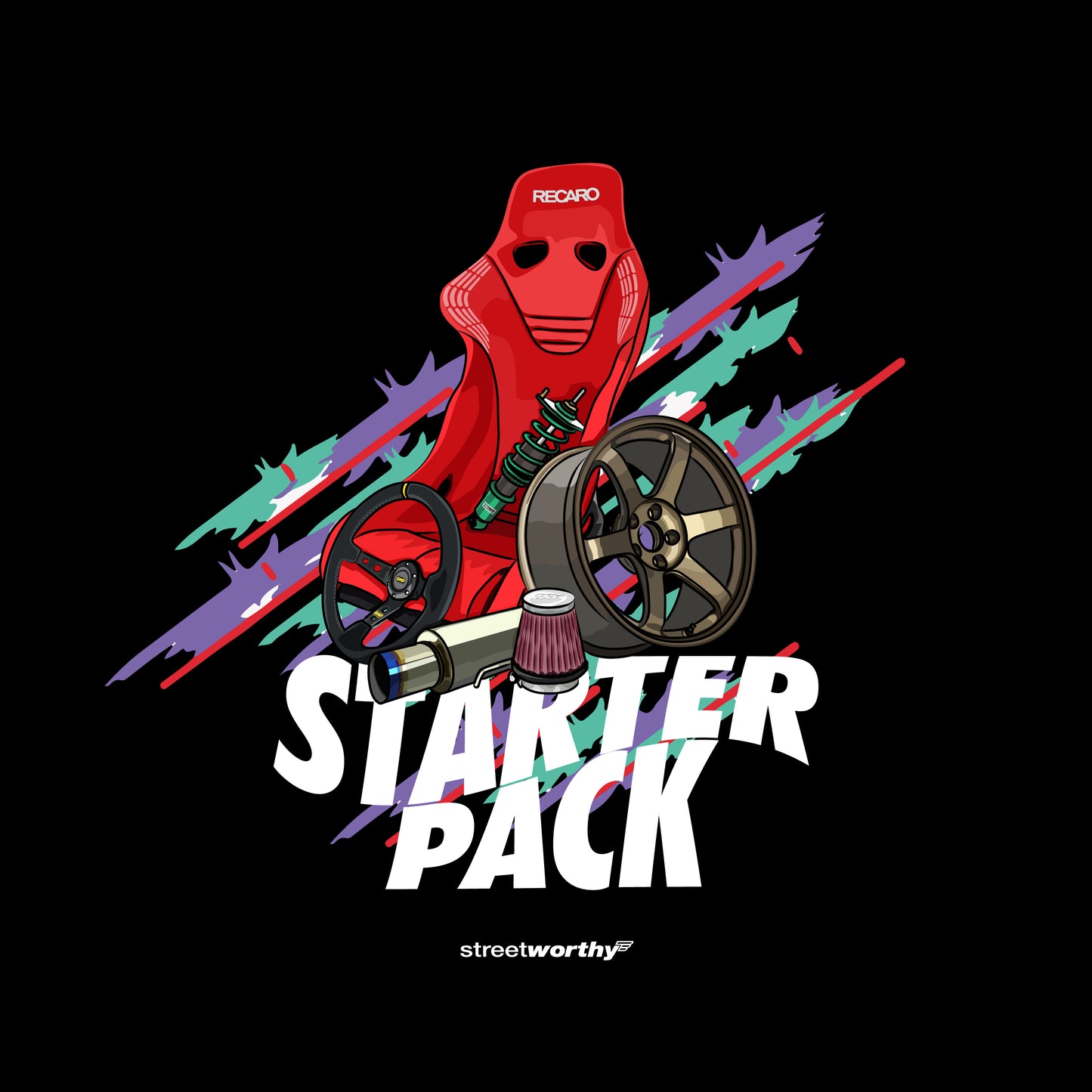 FRST DRP "1 OF 1" T-SHIRT "STARTER PACK"