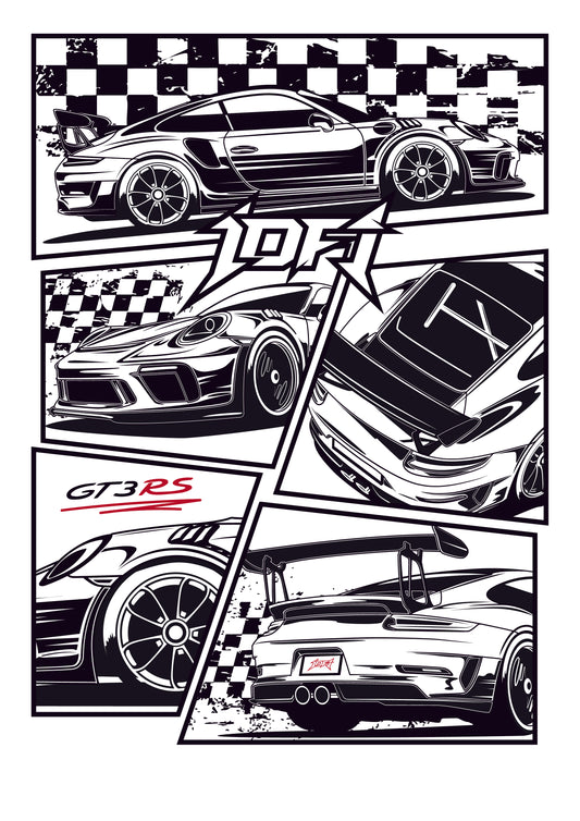 FRST DRP.    "1 OF 1"     T-SHIRT     "GT3 RS"